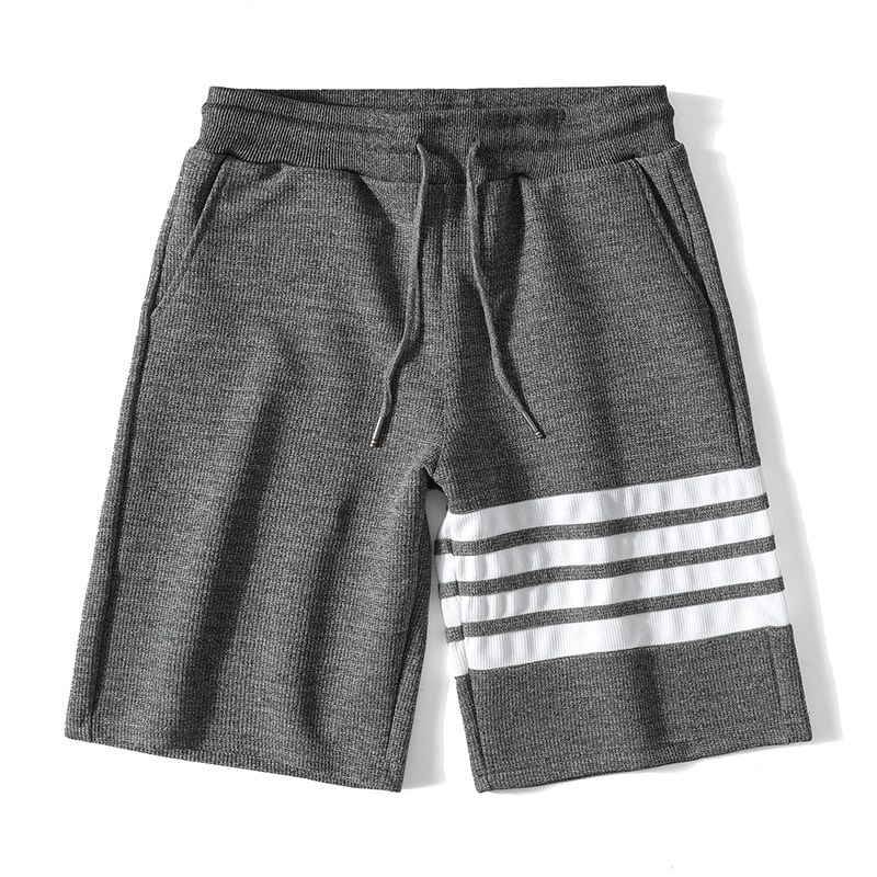 Shorts Herren Kleidung Shorts Hosen Fracht Schweiß Koreanische Sommer Casual Plus Größe Kleidung Atmungsaktive Jogginghose Kleidung: GRAY / 4XL