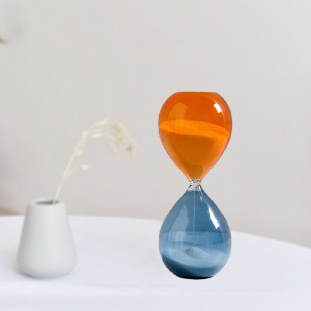 Hourglass Timer Children Modern Birthday Hourglass Sand Timers Decorative: Orange 10mins