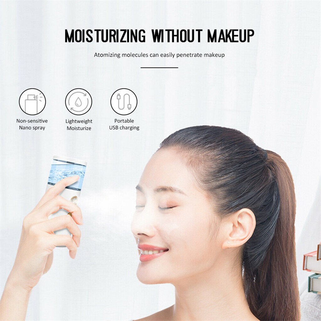 25# USB 20ml Rechargeable Face Nano Mist Sprayer Aroma Diffuser Humidifier Keep Moisturizing Face Tool Women Beauty face Machine