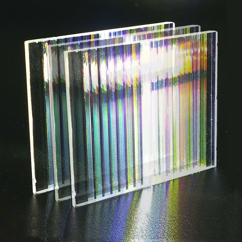 Prisme rectangulaire, prisme dichroïque, vitrail optique, Instrument d'expérimentation, décoration de la maison, collier d'art, de bricolage