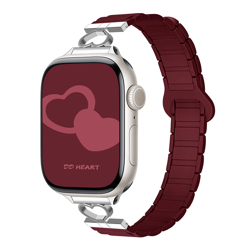 magnetische bandjes voor Apple Watch Band 45 mm 44 mm 40 mm 42 mm 46 mm 41 mm 49 mm 38 mm siliconen armband IWatch Series 10 SE 9 8 7 Ultra 2: Steenkool zwart / 12mm