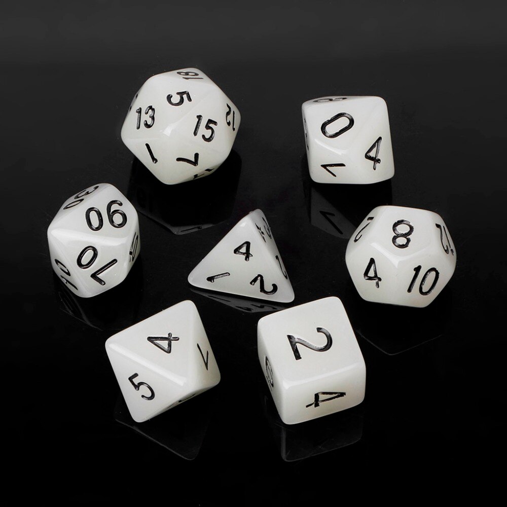 10 stücke Sechs Seitige 15mm Transparent Cube Runde Ecke Tragbare Tisch Spielen Spiele