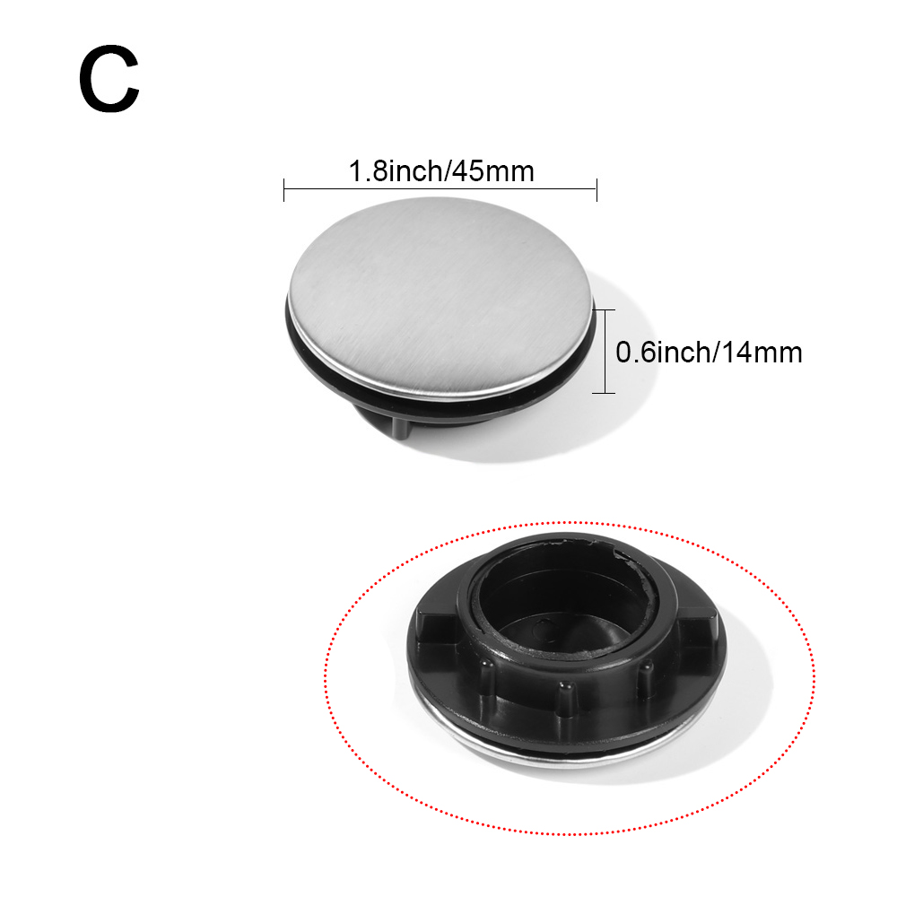 Cubierta de orificio para grifo de fregadero de cocina, piezas de sello de drenaje antifugas, tapón de orificio, accesorios de lavabo, 35/45mm: Rosa
