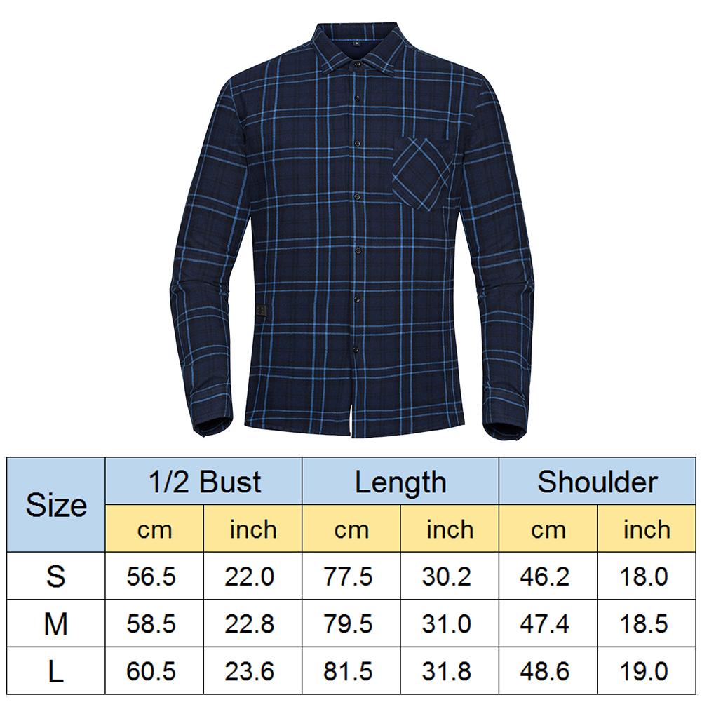 Heating Jacket For Man Winter Outdoor Wamer Jacket With Heated Shirt Wild Plaid Shirt Heating Suit Washable Windproof Jacket
