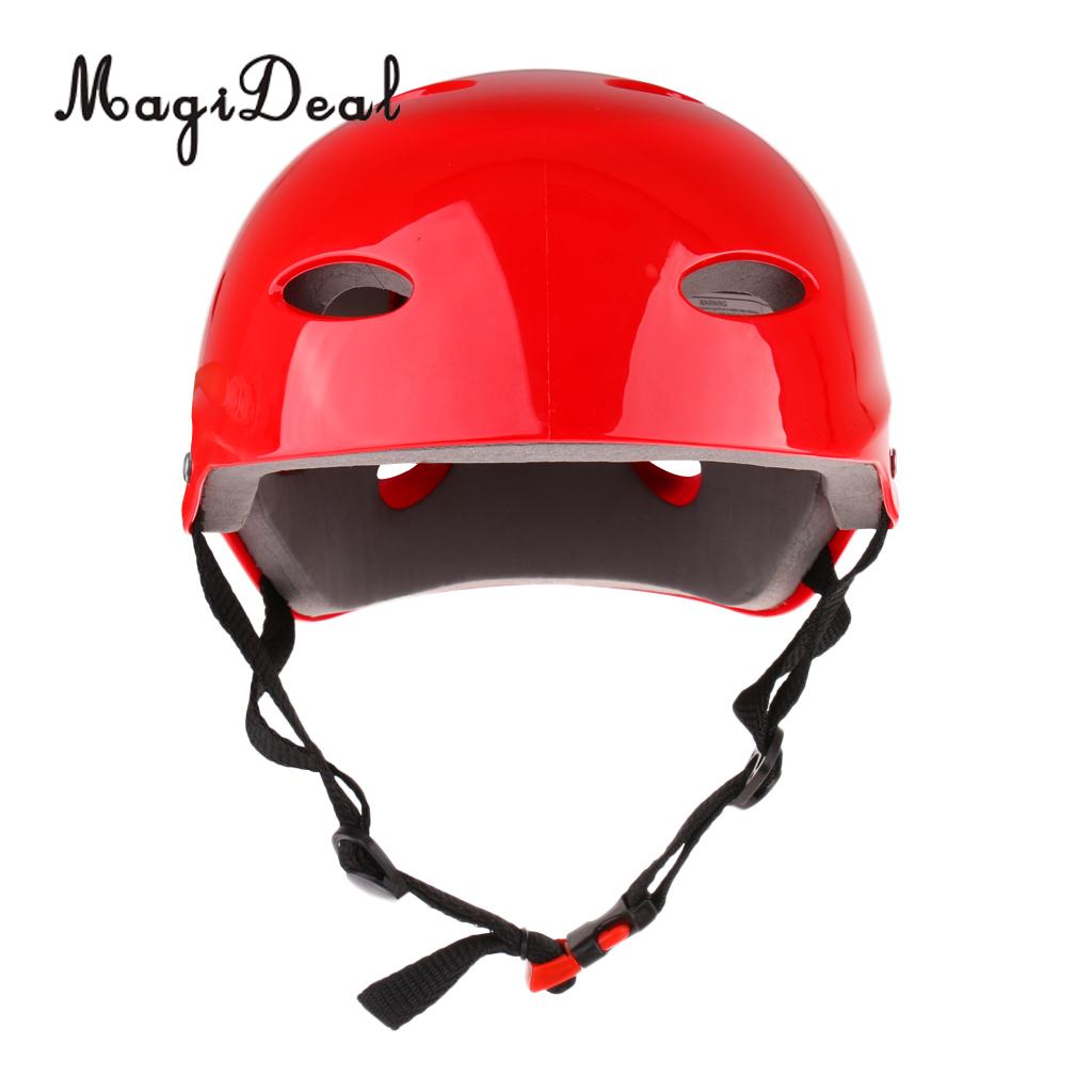 MagiDeal CE Approvato Acqua Sicurezza e prevenzione nello sport Casco Wakeboard Kayak Canoa Barca Deriva Surf Skateboard di Protezione In Bicicletta Cappello di S M L