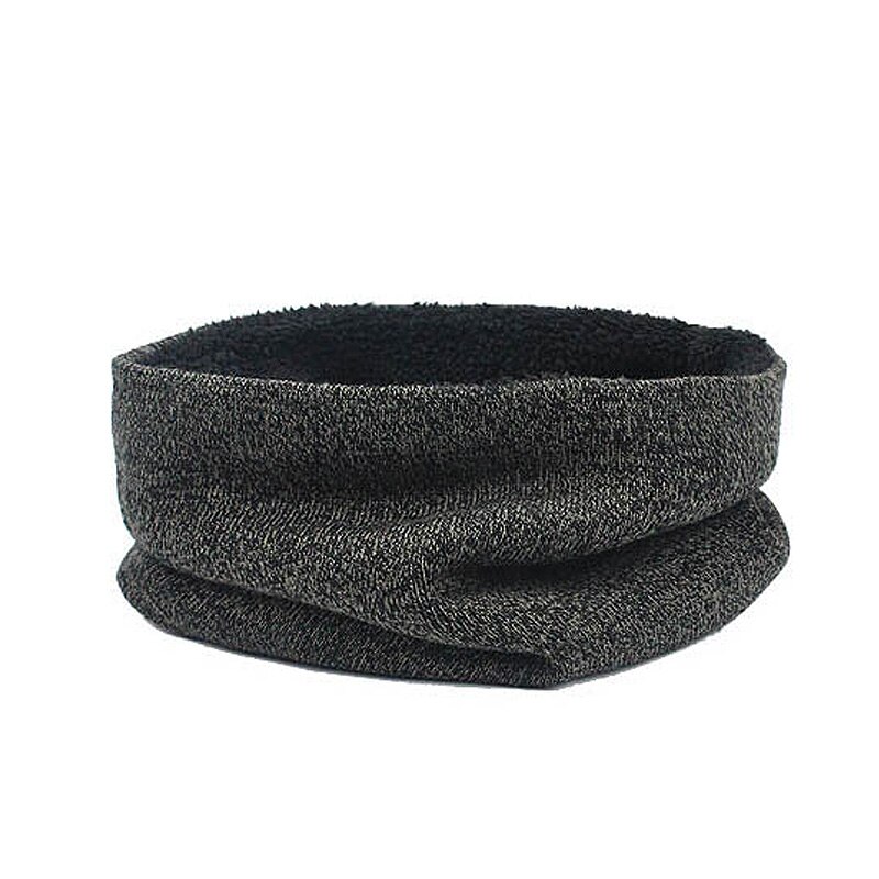 Hats Scarves Gloves Three-Piece Set Men Women Winter Warm Screen Touch Hat Thickscarf Glove Suits Boys Girls Beanies Scarf Set: Scarf E