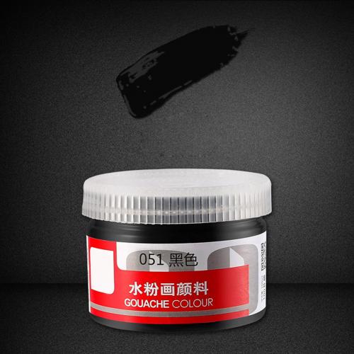 100ml Gouache Colors Box Paints Healthy Painting Draw Learner Practice Pigment: black