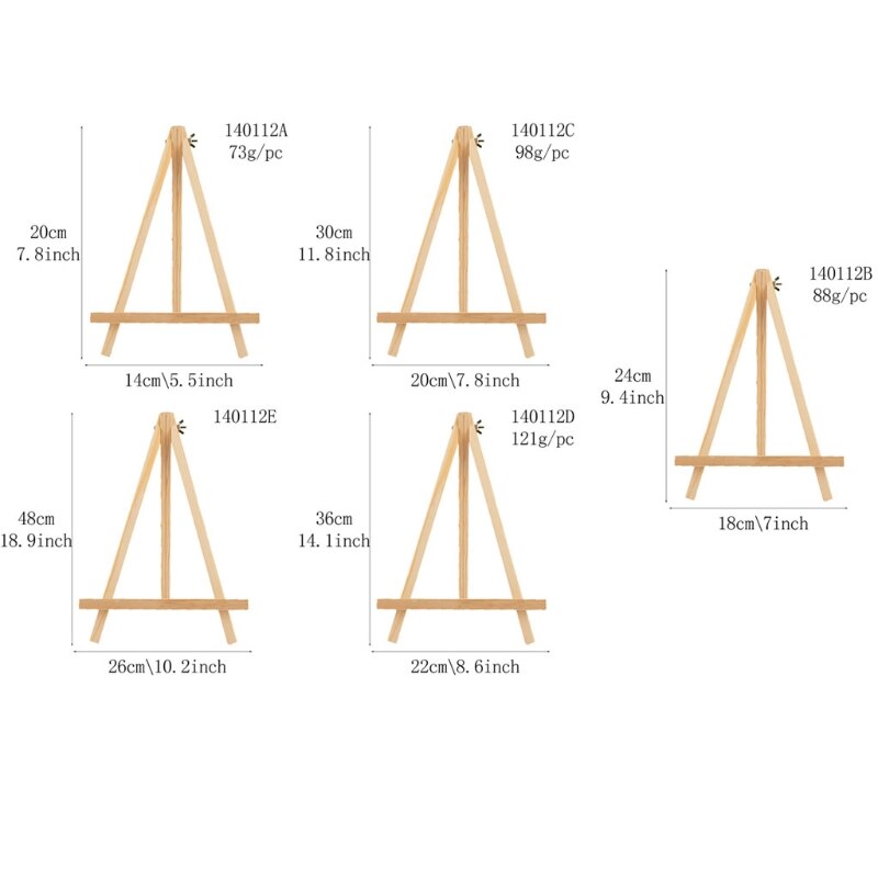 Portable Drawing Board Support Drawing Board Rack Good for Parties Gatherings Weddings Used as a Mobile Phone Bracket