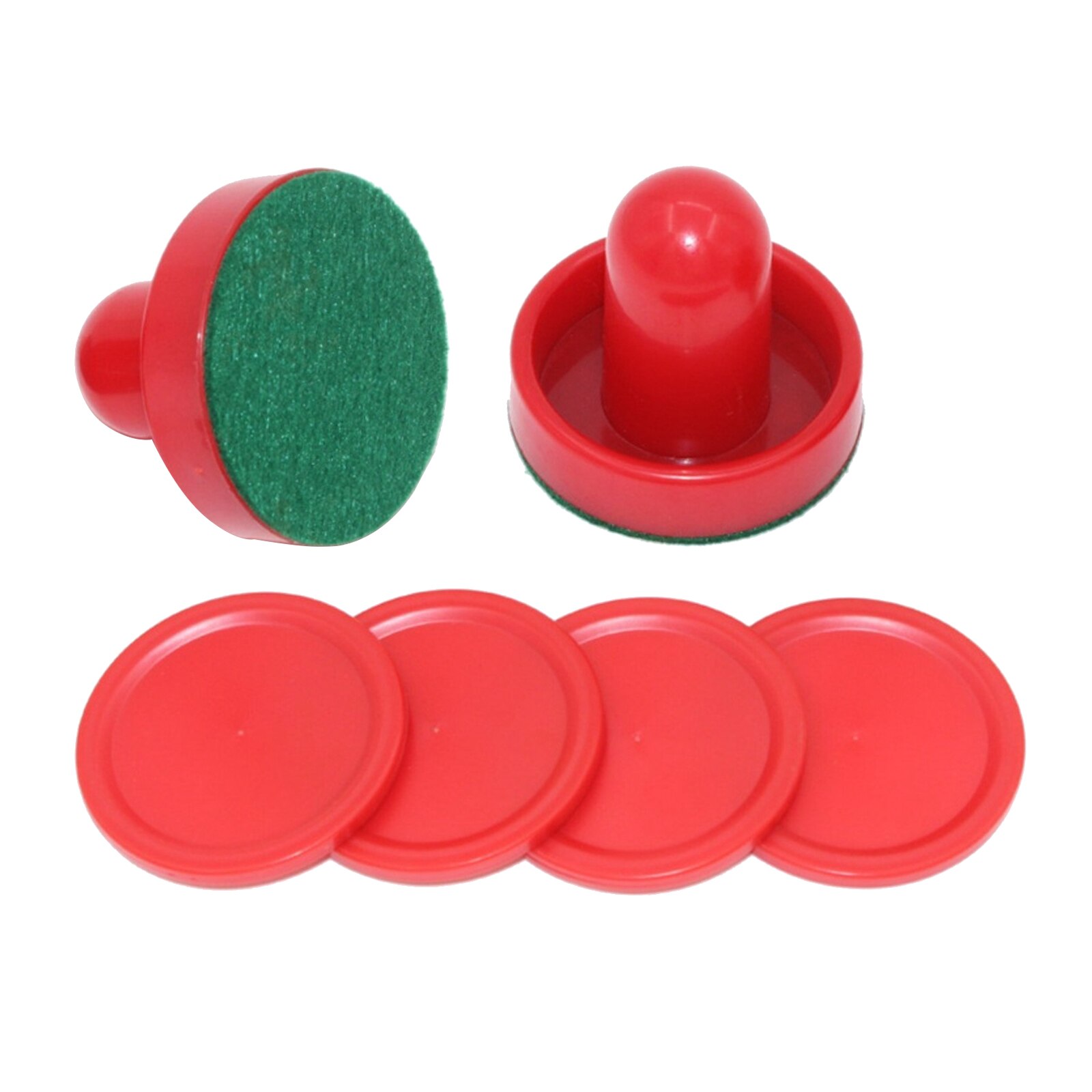 Air Hockey pagaie e Pucks in plastica portieri accessori di ricambio per tavolo da gioco festa a casa viaggi regalo di intrattenimento universale