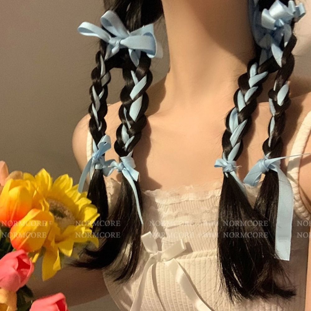 Strik Haarclip Satijnen Lint Bobby Pin Effen Hoofdband Vlechten Haar Tool Schattig Ballet Lente Haarspeldjes Kawaii Haarspelden