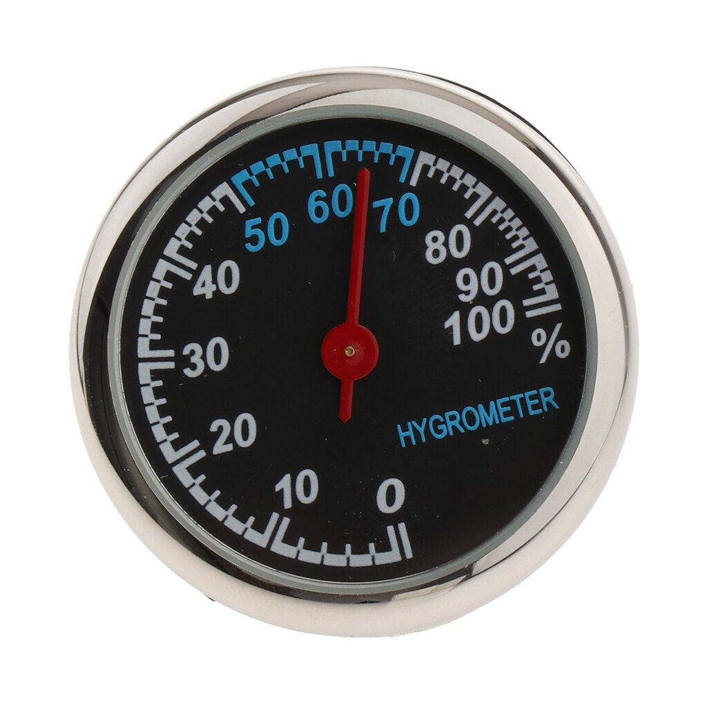 Waterproof Hygrometer For Any Semi Pickup Truck Car Vehicle,Black 0% To 100%
