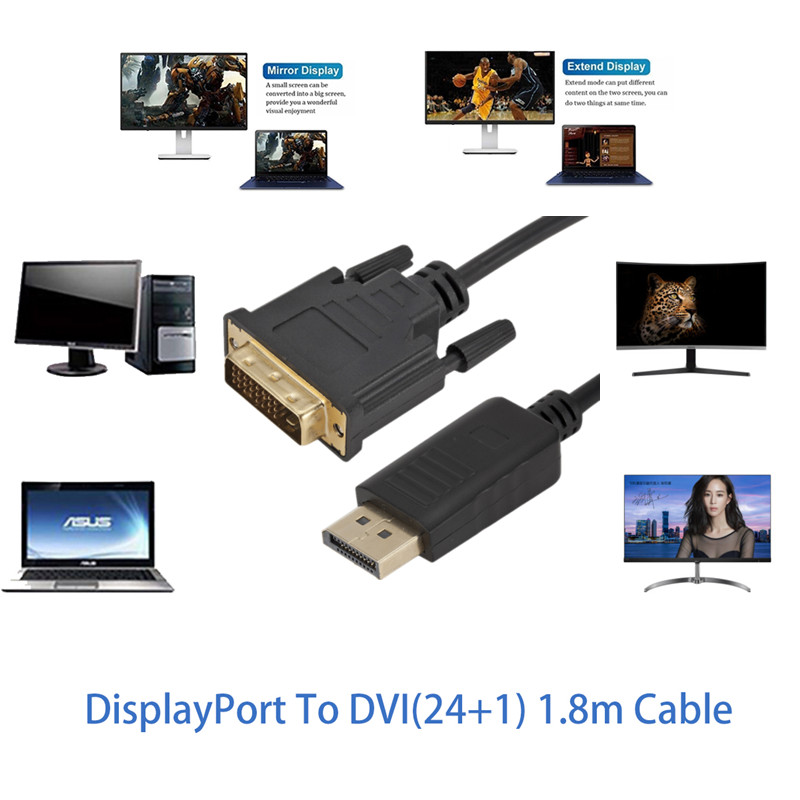 Hama Cavo Displayport A DVI 1,8M DP 1.2 A DVI-D 24+1 - Foto 11
