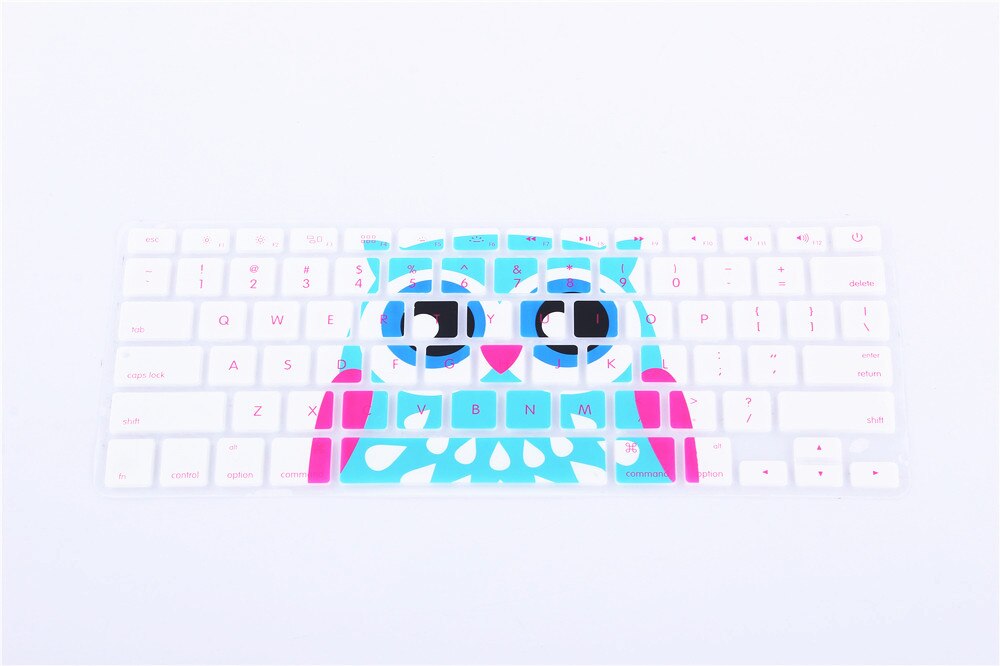 Bär, Katze, Fisch, schlucken und Elefanten aufbringen Nette Tiere Serie tastatur Abdeckung aufkleber für Macbook Luft 13 Profi 13 15 17 zoll: Freier Raum