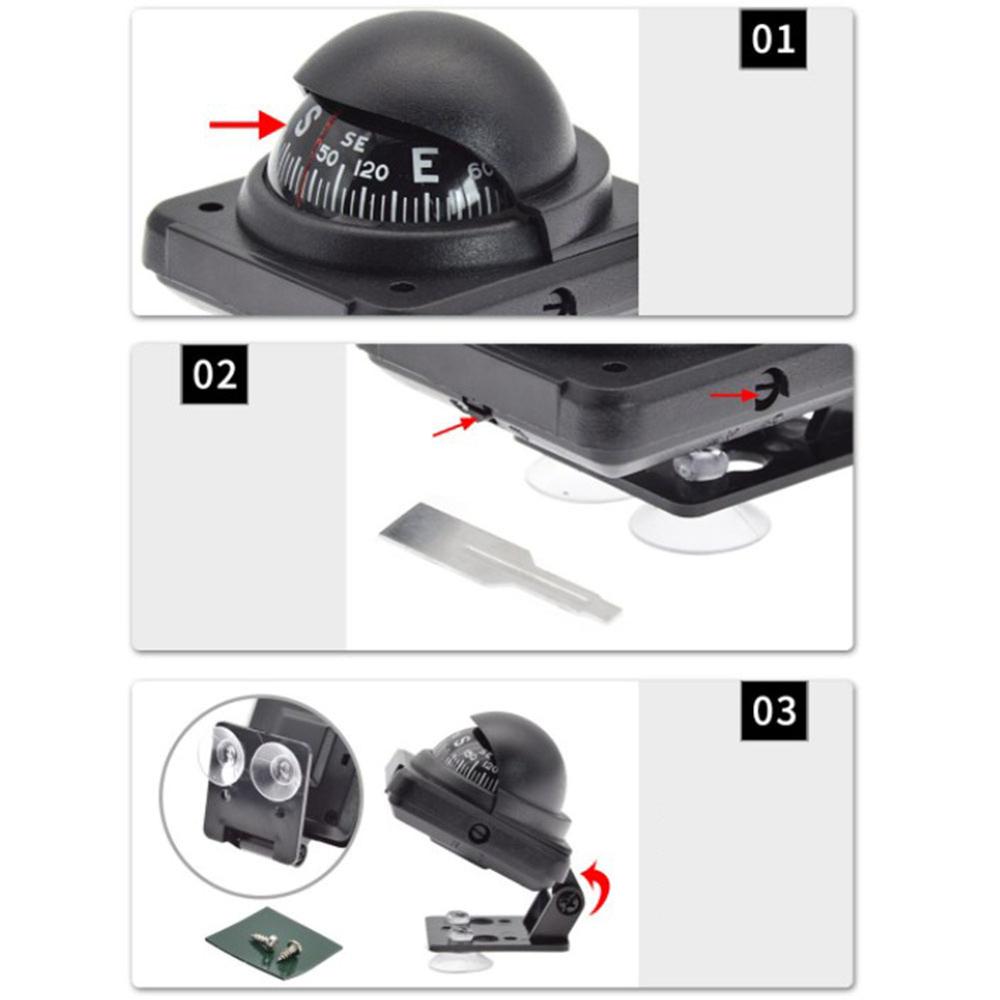 Multi-function Electronic Marine Voyager Compass Waterproof Digital Compass Fit for car watercraft boat caravan and truck