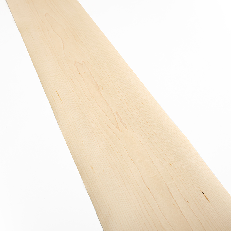 Hoja de chapa de madera de arce Natural de 20x250cm, chapa de madera artesanal para restaurar muebles, sobremesas, altavoces estéreo y guitarra