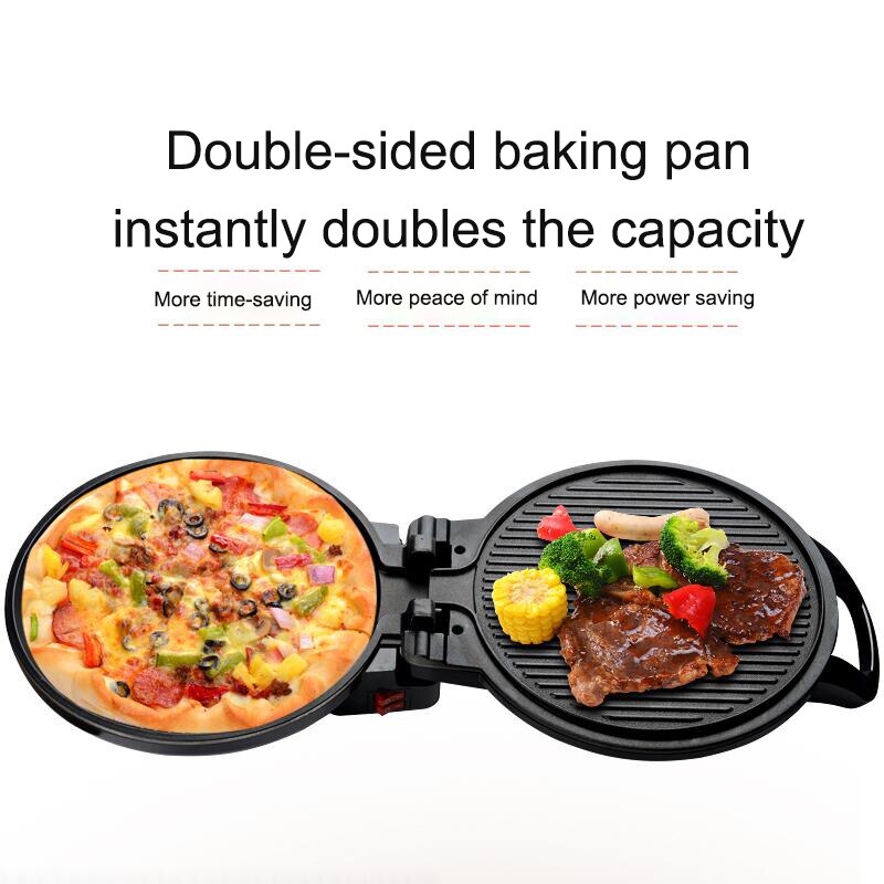 JIQI-plancha eléctrica para hacer crepes, máquina para hornear tortitas, Pizza, China, Primavera