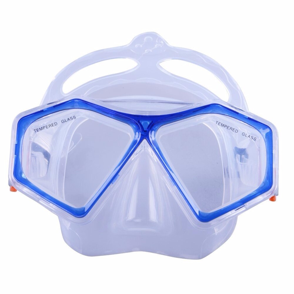 Ensemble de plongée avec masque et tuba, taille unique, couleur bleue