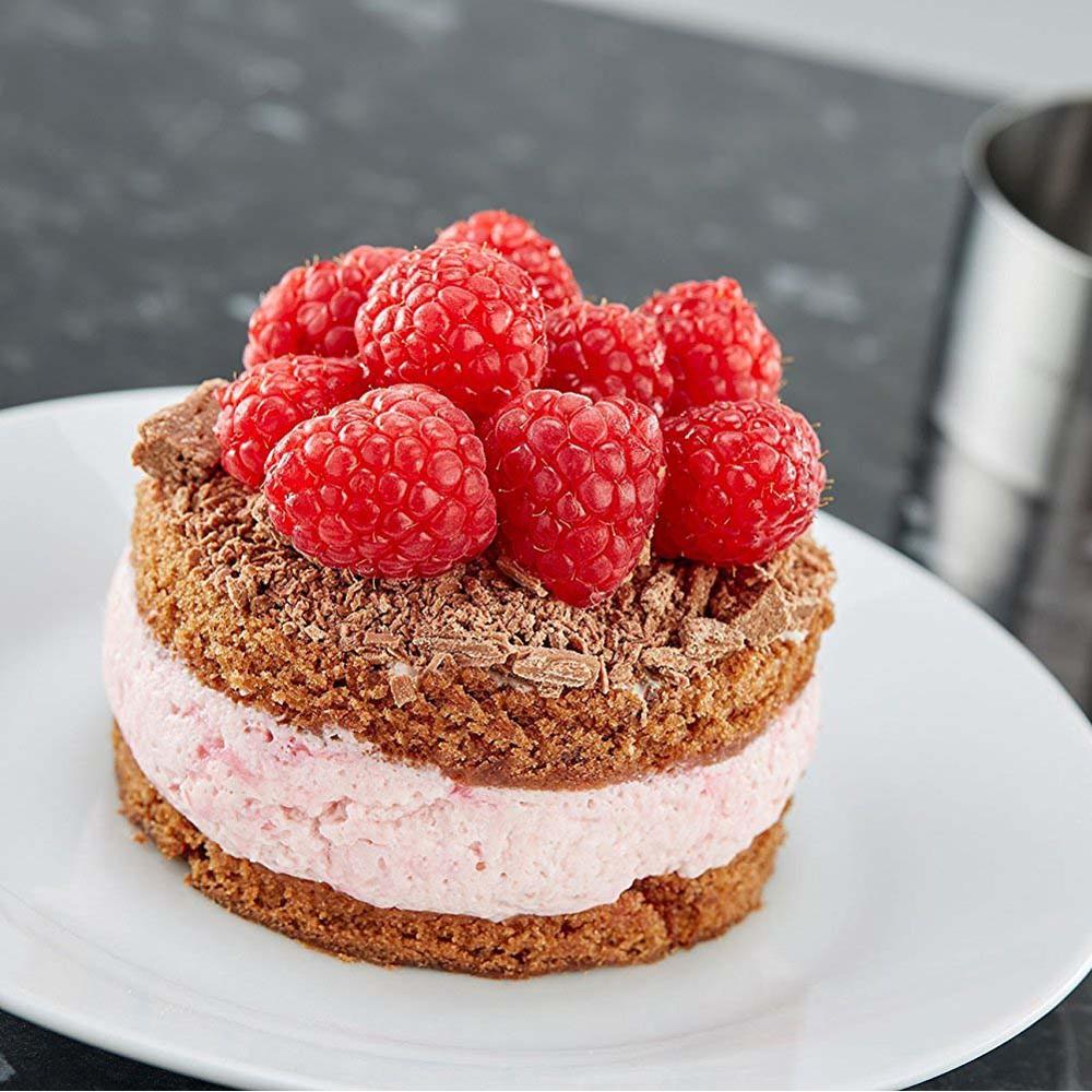 3/5/6 stk/pak kageforme rustfrit stål kageringe sæt rund dessert mousse form med pusher pandekage wienerbrød værktøj småkage udstikker