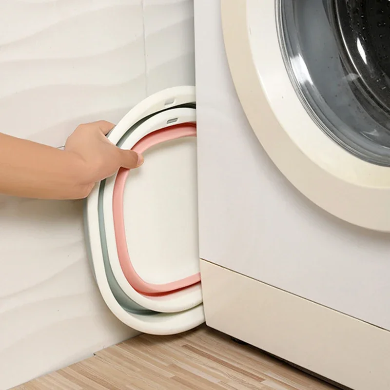 Lavabos portables en plastique, lavabos pliants, essentiels pour dortoir, seau pliable, lavabo, salle de bains, accessoires de cuisine