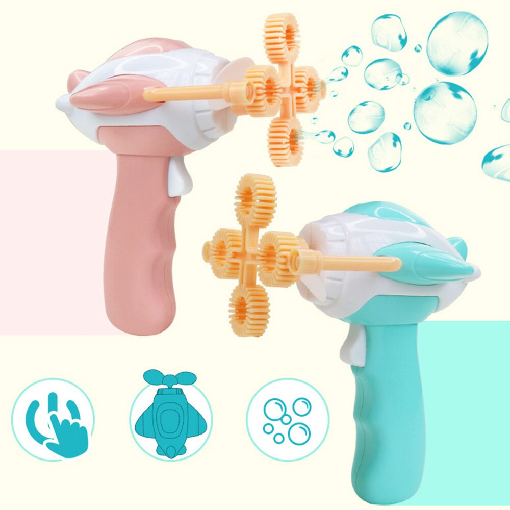 Outdoor Blazen Bubble Speelgoed Set Willekeurige Water Blazen Speelgoed Bubble Zeep Bubble Blower Kinderen Speelgoed Bellen Machine Baby Bad speelgoed