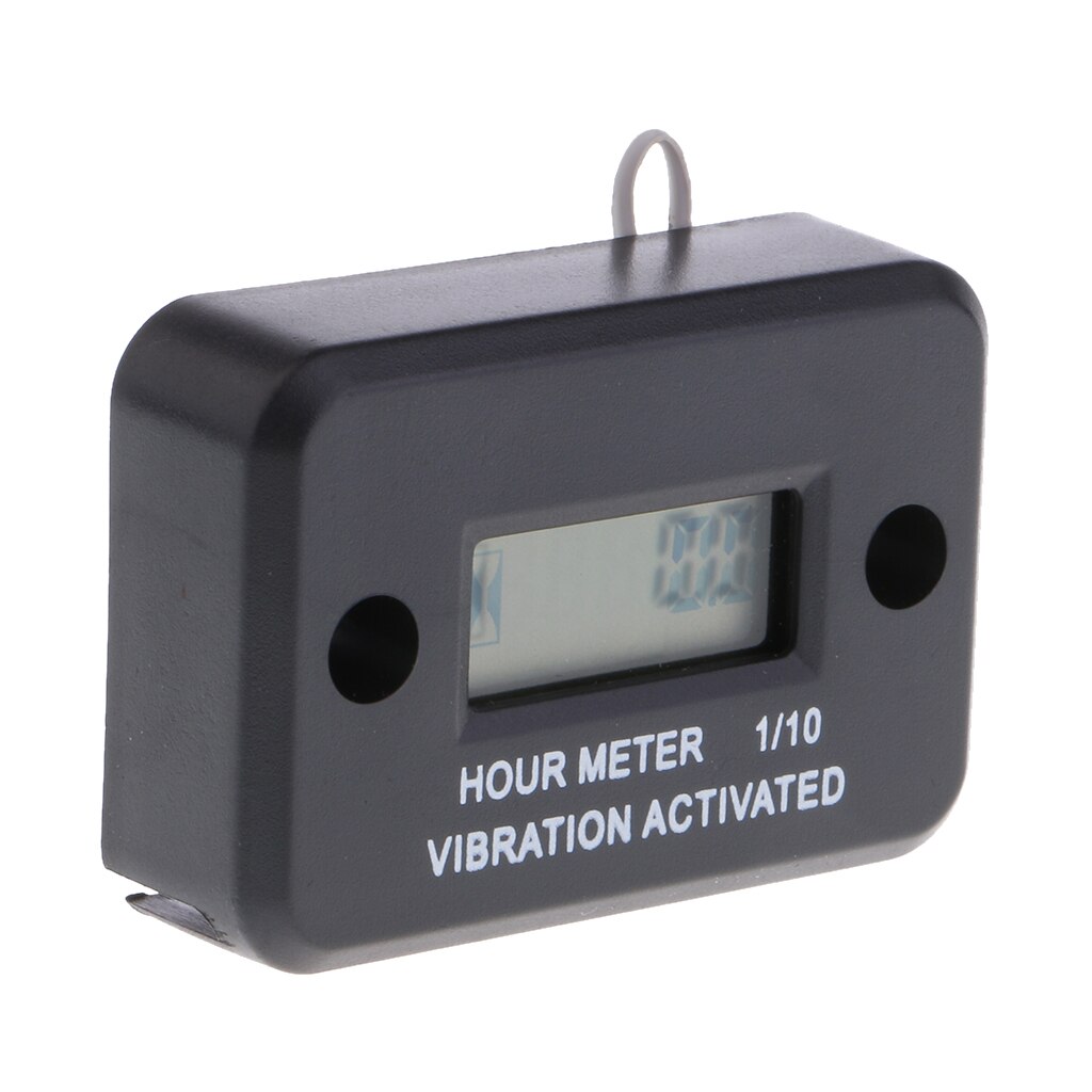 Digital LCD Display Vibration Hour Meter For Motor ATV Motocross