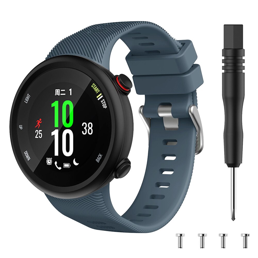 Silicone Watchband For Garmin Swim 2 Smart Watch Band Replacement Wrist Band Strap for Garmin Swim 2