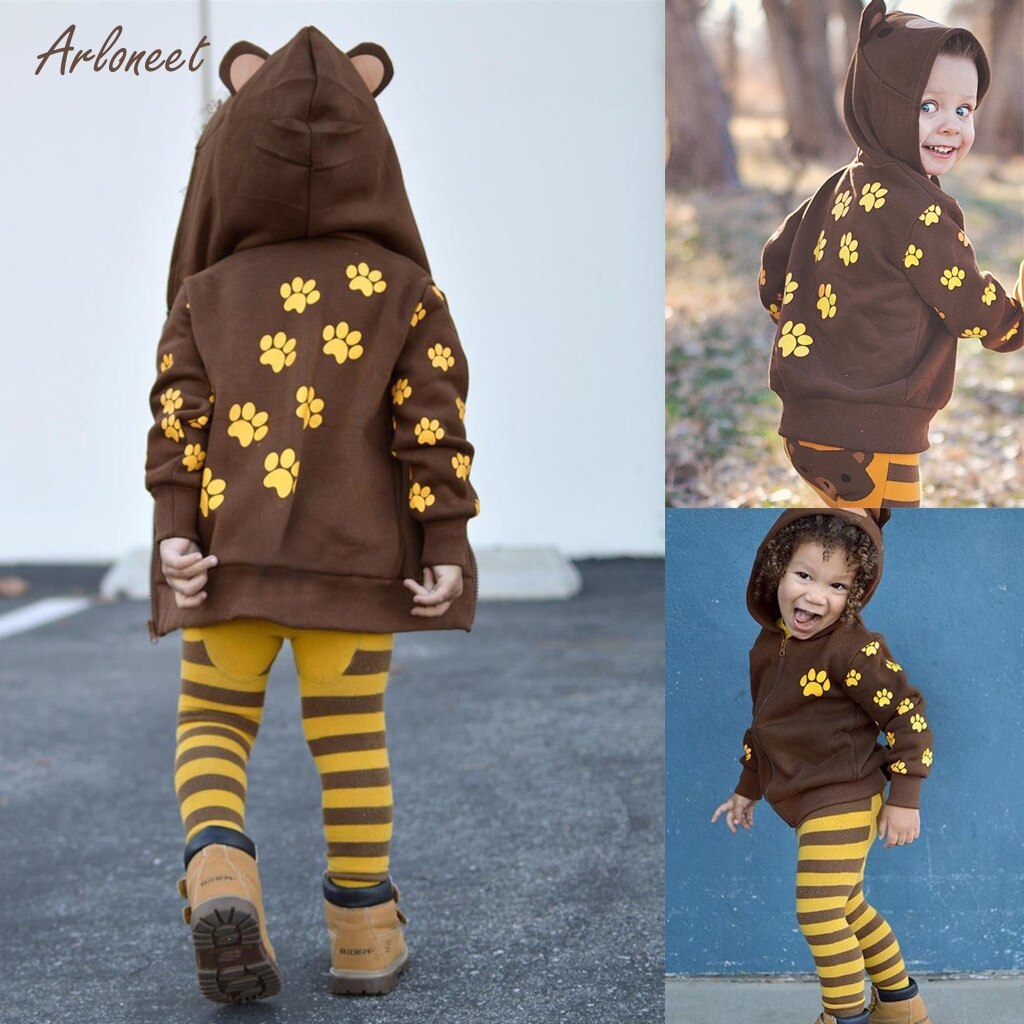 Arloneet Peuter Baby Jongens Jas Cartoon Dragen Lange Mouw Tops Hoodie Zip Warm Sweatshirt Hoodie Vest Jas Kinderen Meisjes Uitloper