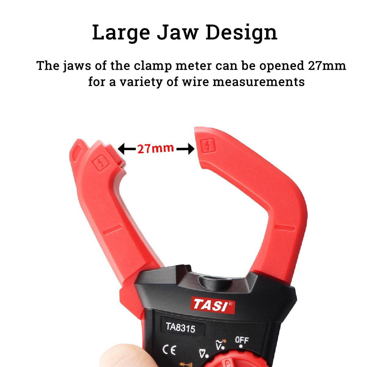 TA8315D Clamp Meter Multimeter High Precision Auto range Current Clamp Pincers Digital Ammeter Table AC DC Universal Automatic