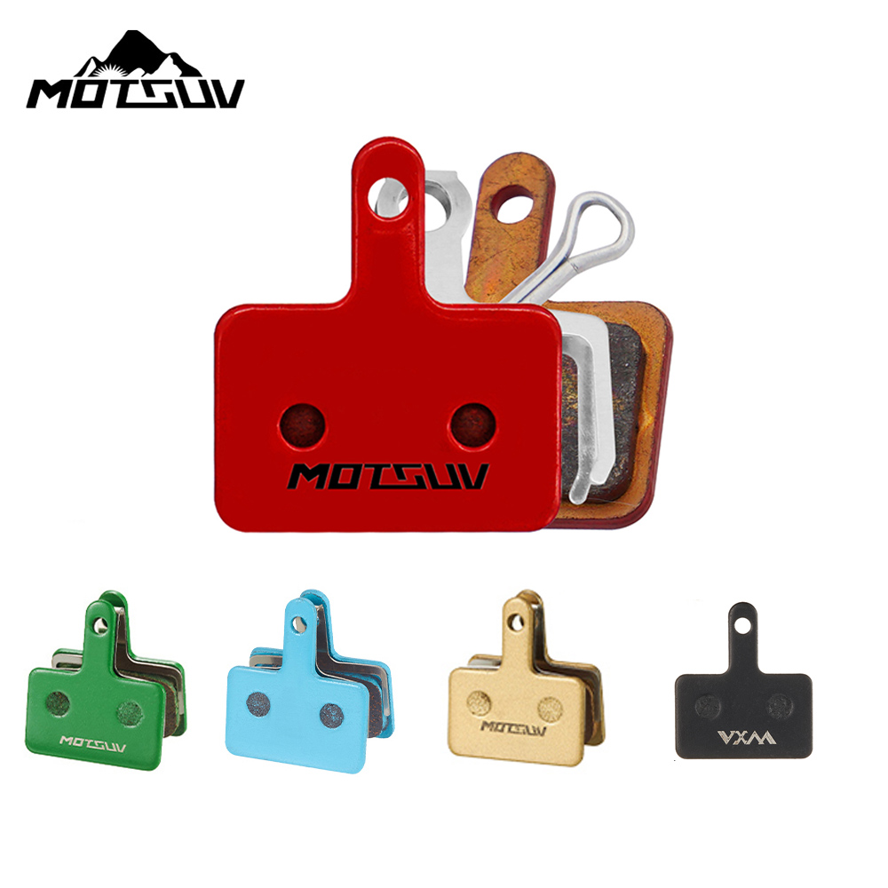 Pastillas de freno de disco de bicicleta, accesorio azul Multi cobre/cerámica/resina/Sinter para Shimano B01S MT200 M400 MT500 M315 ~ M525