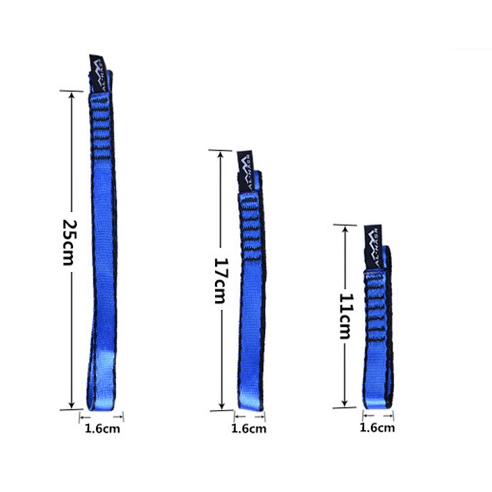 Rock Climbing Sling Rope Protector 22KN Nylon Outdoor Bearing Strap Reinforced Rope Belt Arborist Mountaineering Equipment Tools