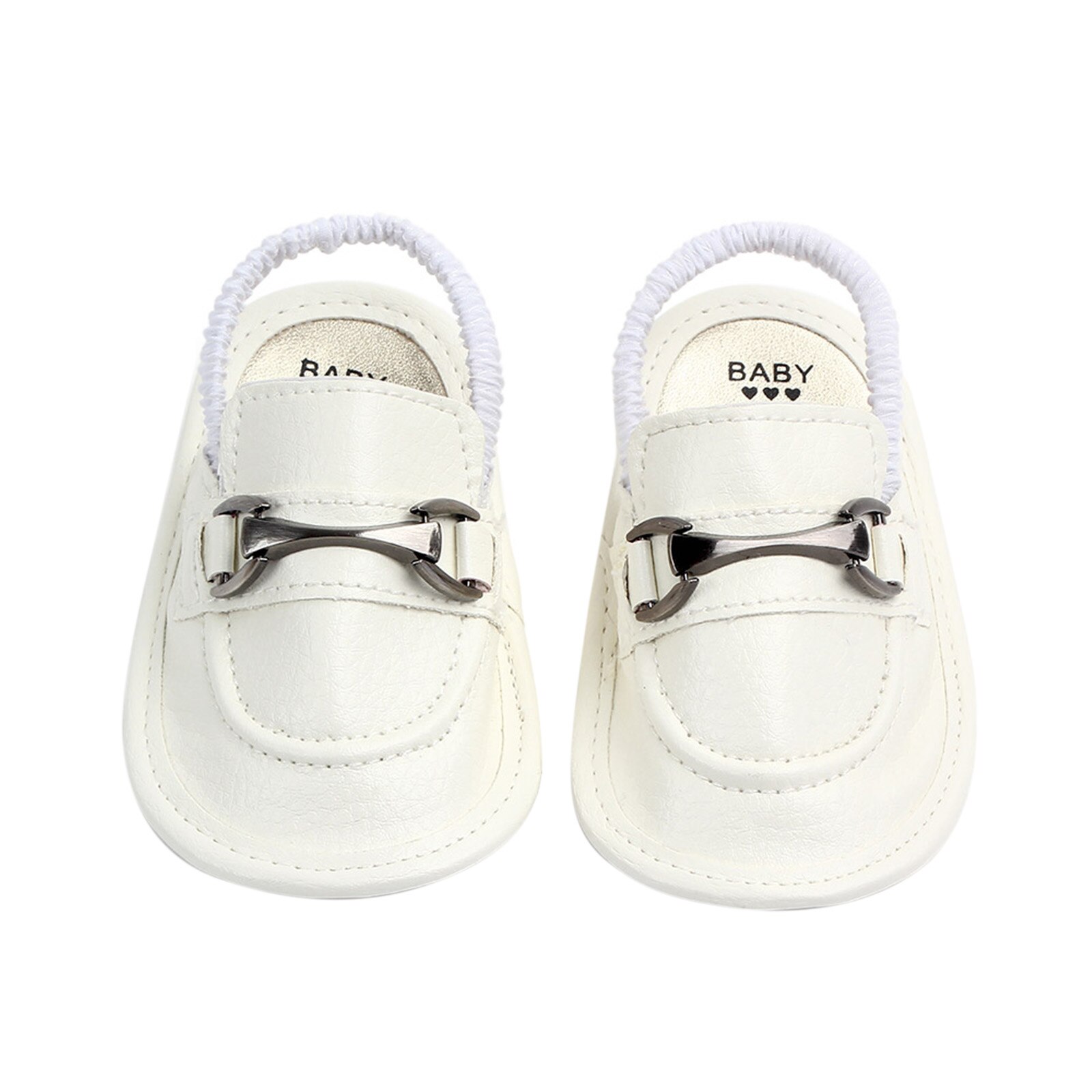 Bebê & roupas infantis bebê meninos meninas sandálias de couro, anti-deslizamento sola macia sapatos planos fechados-dedo do pé da criança primeiros caminhantes: A / 12