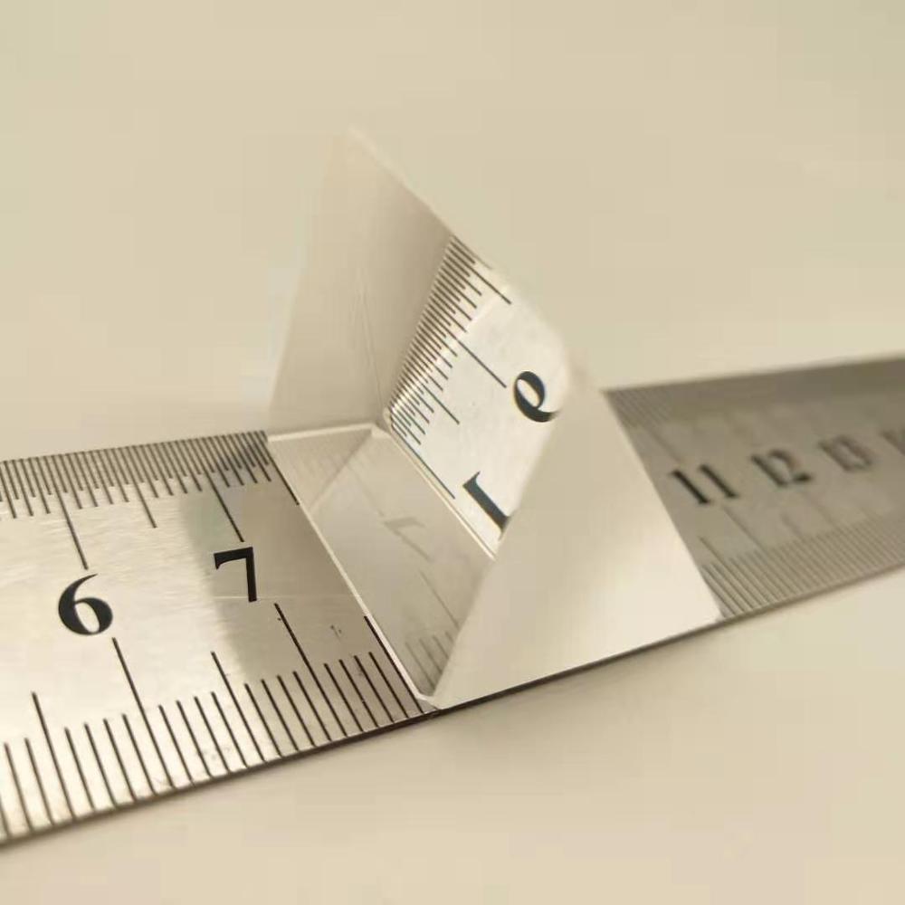 Light-collecting Right-angle Prism Optical K9 Glass Polished On Both Sides, Light Refraction Teaching Laboratory Equipment