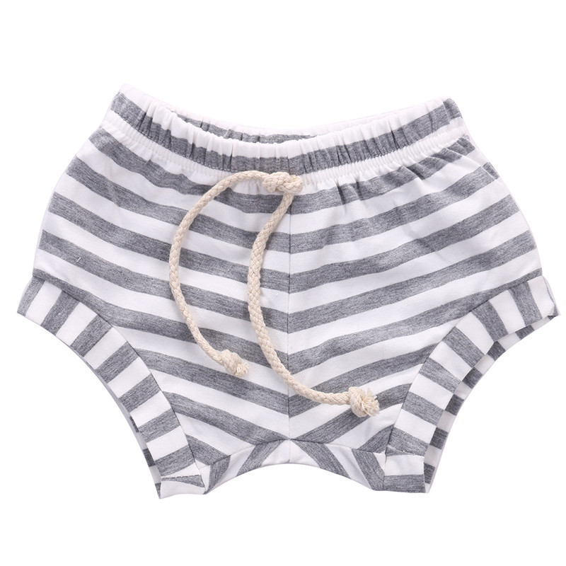 Kids Baby Meisje Katoen Losse Shorts Bottoms Broek Zomer Gestreepte Kinderen Korte Broek