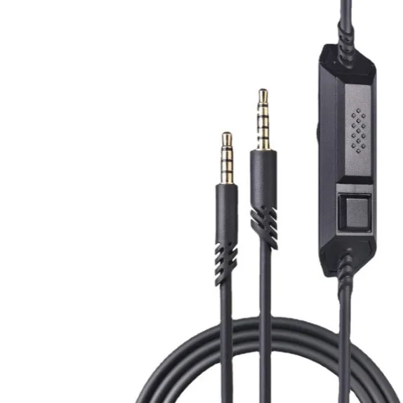 Astro Gaming Headset-Kabel, geräuschlos, Lautstärkeregler, Audiokabel für Logitech A10 A40 A50 Gaming-Headsets, hochwertige Klangverbindung