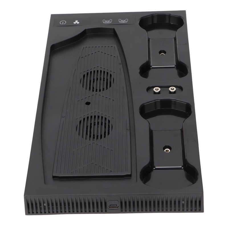 Cooling Fan Base Cooling Fan Charging Station Multi Function for PS5 Game Console