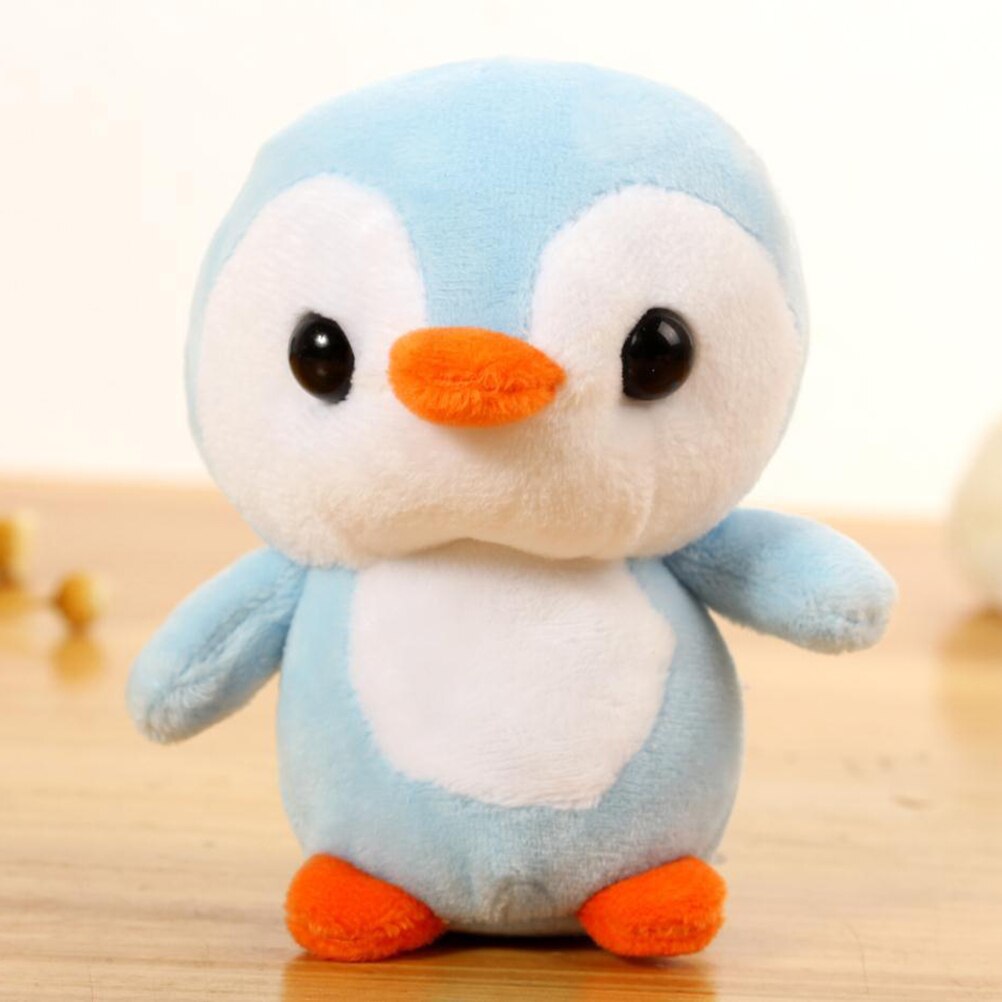 Mini Penguin Kawaii Doll Toy PVC Flocking Decoration Dolls Penguin 3 Colors Girls Little Exquisite Toy Christmas