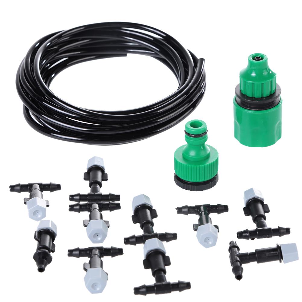5 / 10 / 15M Automatic Micro Home Drip Irrigation System Sprinkler Water irrigation With Adjustable Dripper For Watering Flowers: 5m