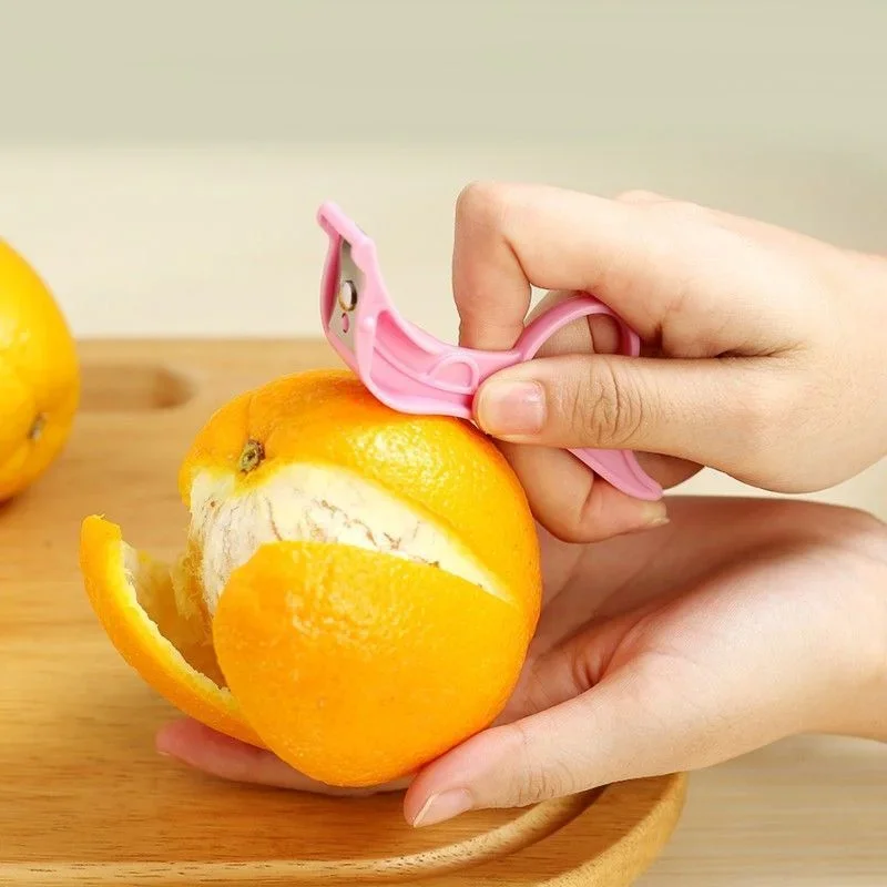 Fruit Appel Kiwi Schäler Orangenschneider Gemüse Edelstahl Schäler Tragbares manuelles Peeling Kartoffelschäler Küchenwerkzeuge