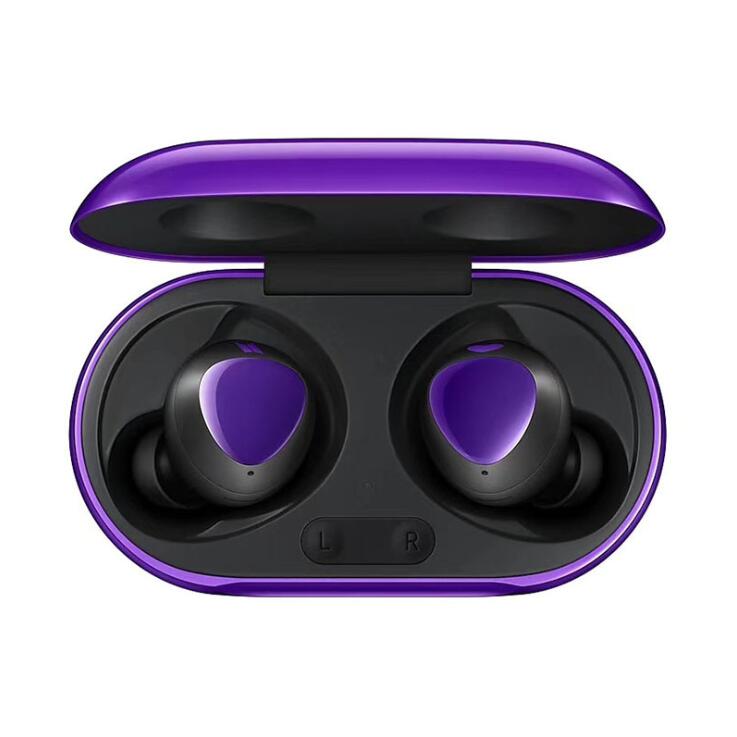 R175 intelligens trådlöst bluetooth headset vattentätt touch sport hörlurar brusreducering med laddningsbox: Lila