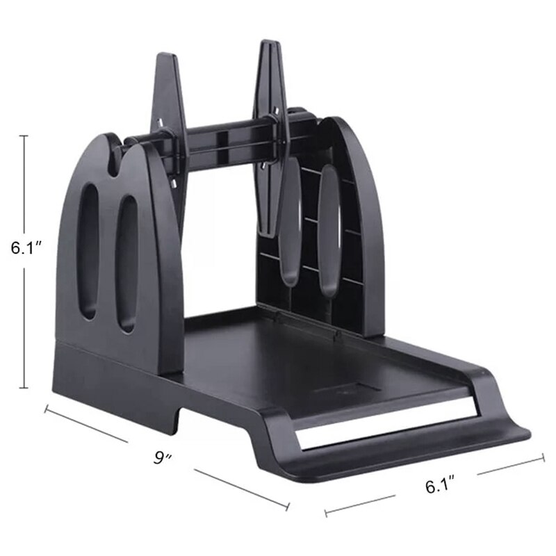 Rollo de soporte de etiquetas externo para impresora de escritorio, soporte de etiquetas de código de barras para impresora Argox Datamax TSC Godex Zebra