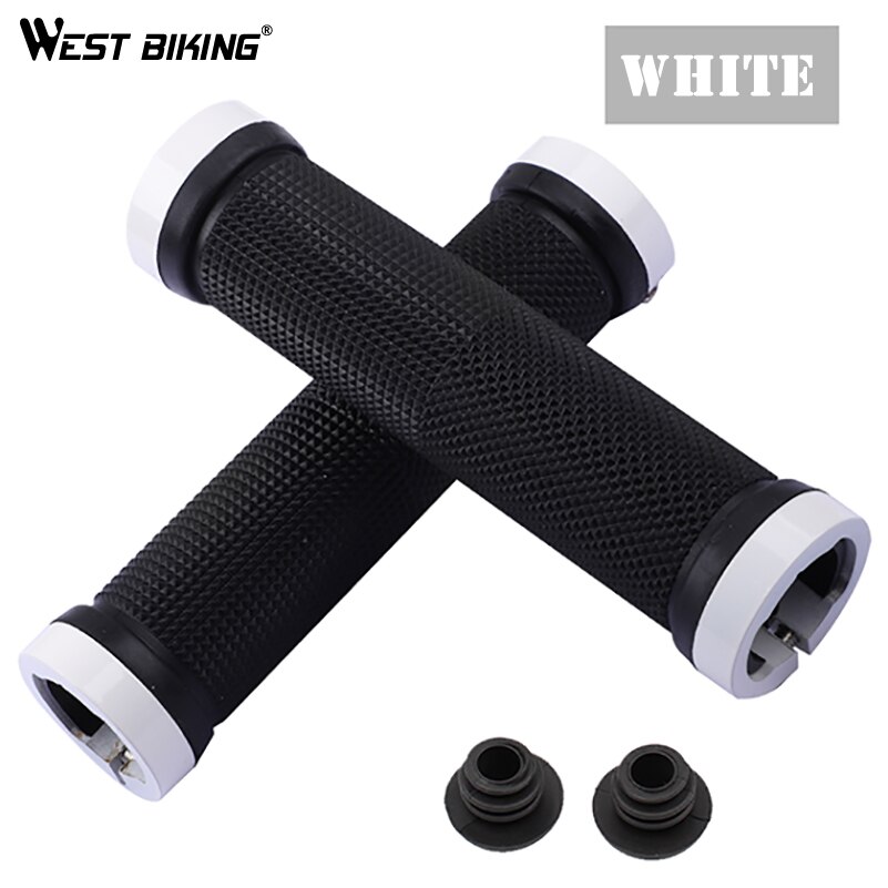 WEST BIKING Bicycle Handlebar Grips Cycling Bicycle Accessories Non-slip Bicycle Handlebar Grips MTB BMX Bike Handle bar Grips
