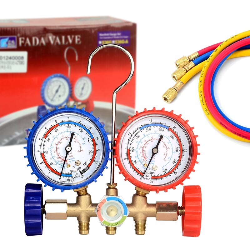Air conditioning refrigerant cold medium Freon R140A Refrigerant Pressure Gauge CT-536G