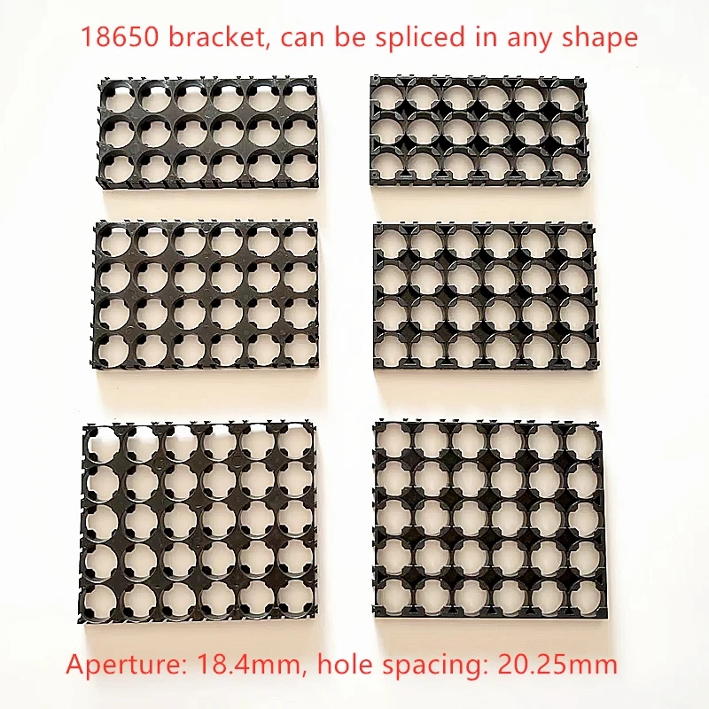 18650 Batterijhouder - Cilindrische Plastic Beugel - Anti-Vibratie - Li-ion Batterij Spacer Pack
