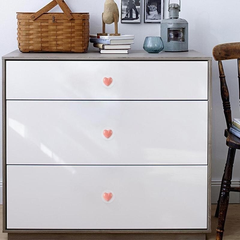 Schattige meubeldeurgreep schuifraam kunststof kast keukenknoppen handgrepen ponsvrije lade zelfklevende hardware hand  c2 o 3