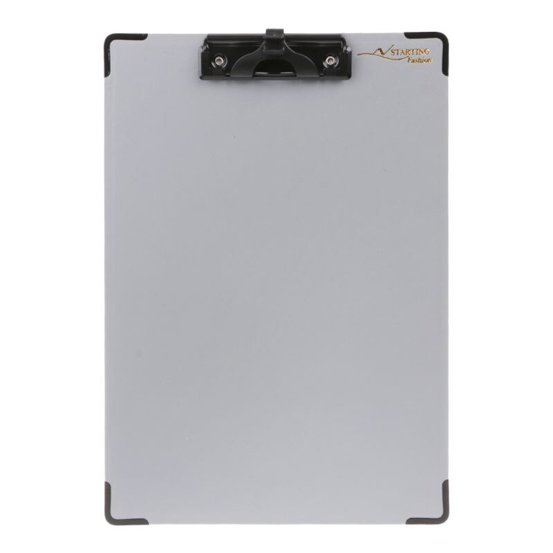Metal Clipboard Writing Pad File Folders Document Holder Desk Storage School Office Stationery Supply 3 Sizes D5QC