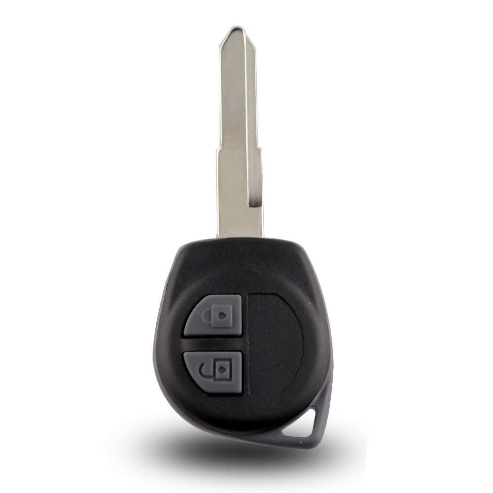 Yiqixin 2 Knop Externe Auto Sleutel Shell HU133R Rubber Button Pad Voor Suzuki Igins Alto SX4 Vauxhall Agila 2005 2006: HU133R With Button
