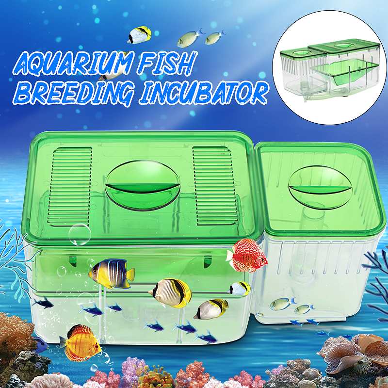Protection Safe Spawn Baby Fish Breeding Plastic Isolation Box Tank Incubator Aquarium Nursery Automatic Circulating Hatchery