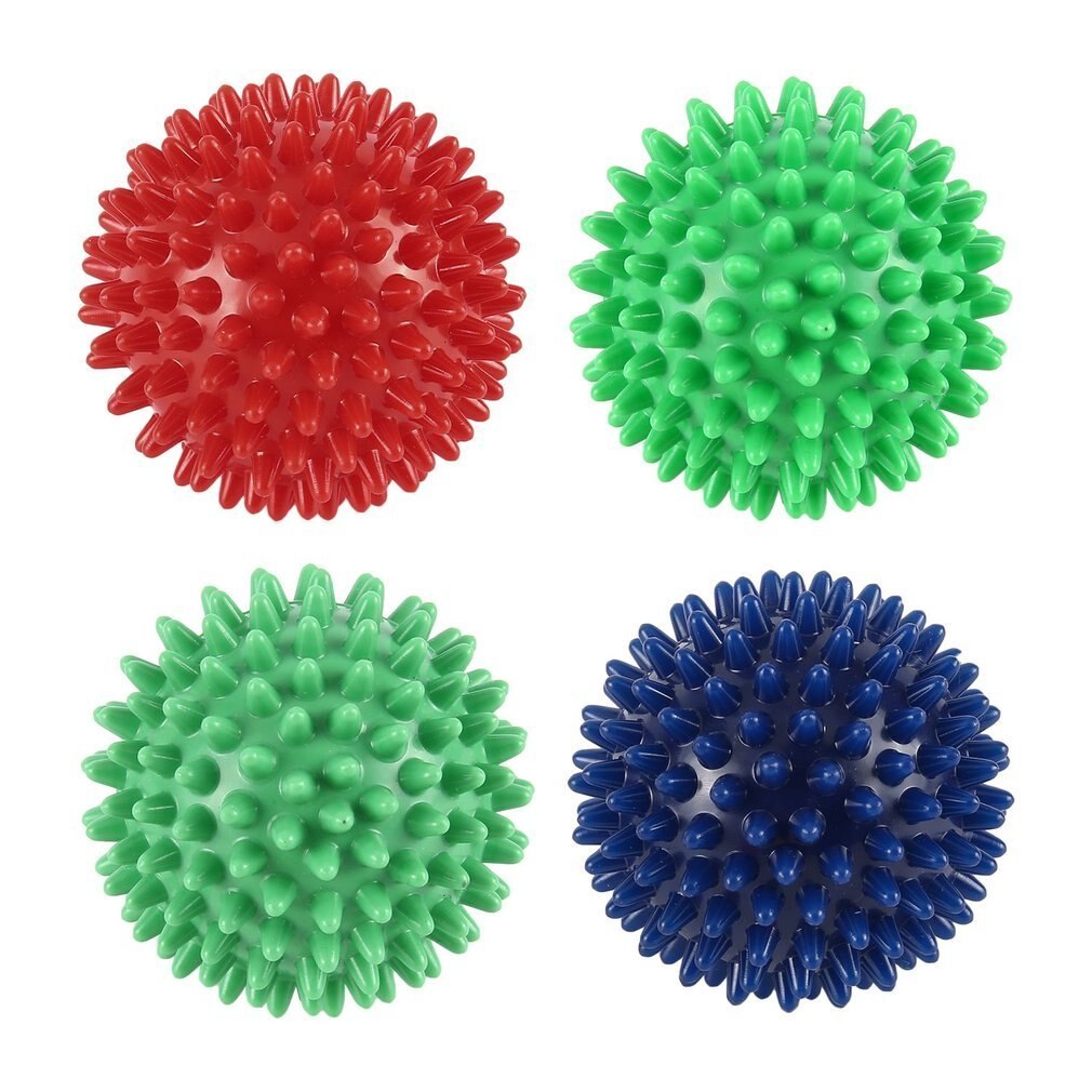 Durable PVC Spiky Massage Ball Trigger Point Sport Fitness Hand Foot Pain Relief Plantar Fasciitis Reliever Hedgehog 6/8cm Balls