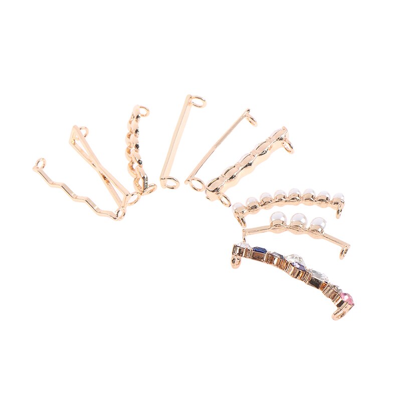 1 pièces belle belle pince brillante perles lacets décoration blanc perle chaussures accessoires femmes chaussures accessoire décoratif