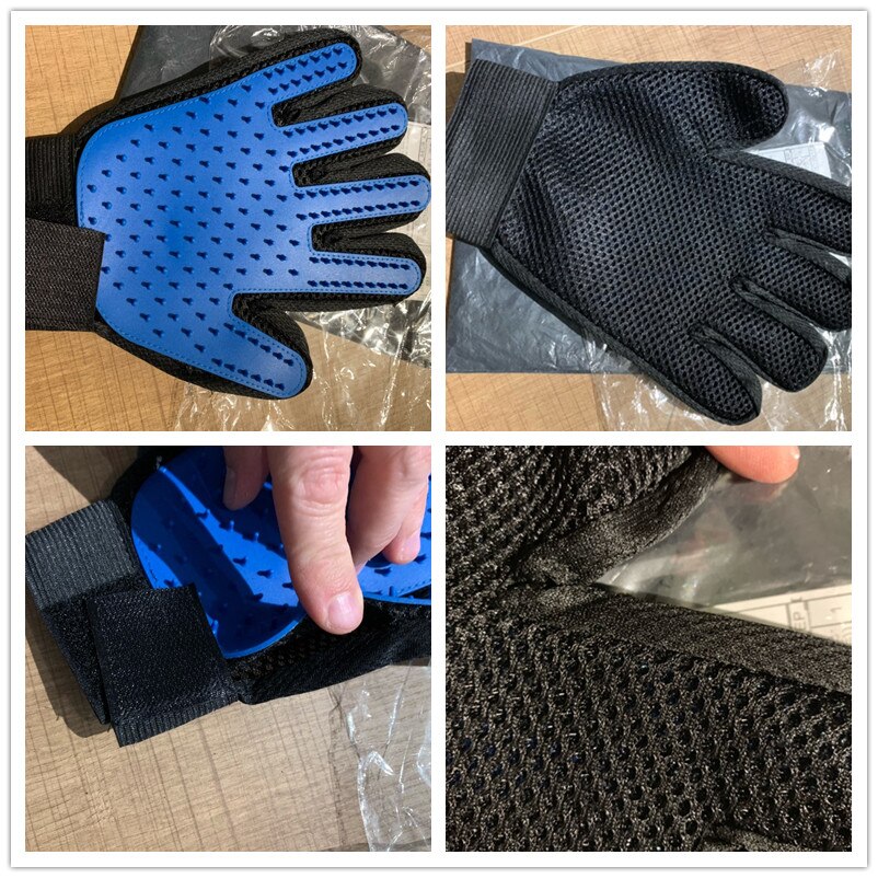 Kat Huisdier borstel Handschoen Deshedding Zachte Efficiënte Huisdier Massage Grooming Handschoen Hond Bad Kat schoonmaakproducten Huisdier Handschoen Hond kammen 35